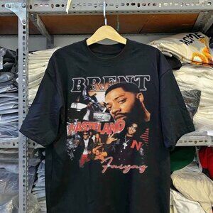 Brent Faiyaz Wasteland T-Shirt, Hip Hop 90s Vintage Retro Graphic Tee 84